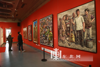 黑龍江省“中國(guó)夢(mèng)”主題文藝創(chuàng)作作品展正式開(kāi)幕